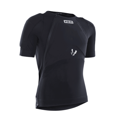 ION Protection Wear Shirt SS Amp youth unisex 2026 900 black, front view