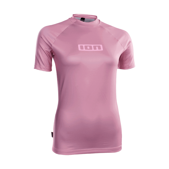 ION Rashguard Promo SS women 2026 452 dirty-rose, front view
