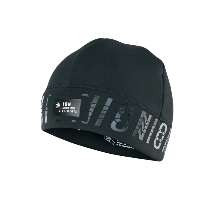 ION Neo Logo Beanie unisex 2026 900 black, front view