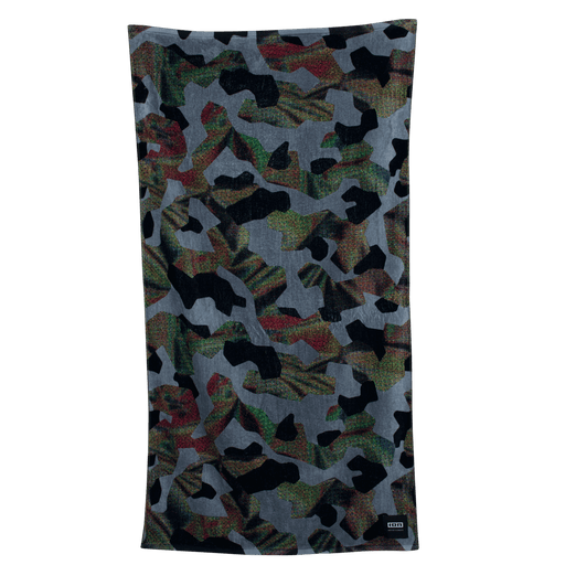 ION Beach Towel 2026 2xx grey-camo, front view