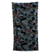 ION Beach Towel 2026 2xx grey-camo, front view