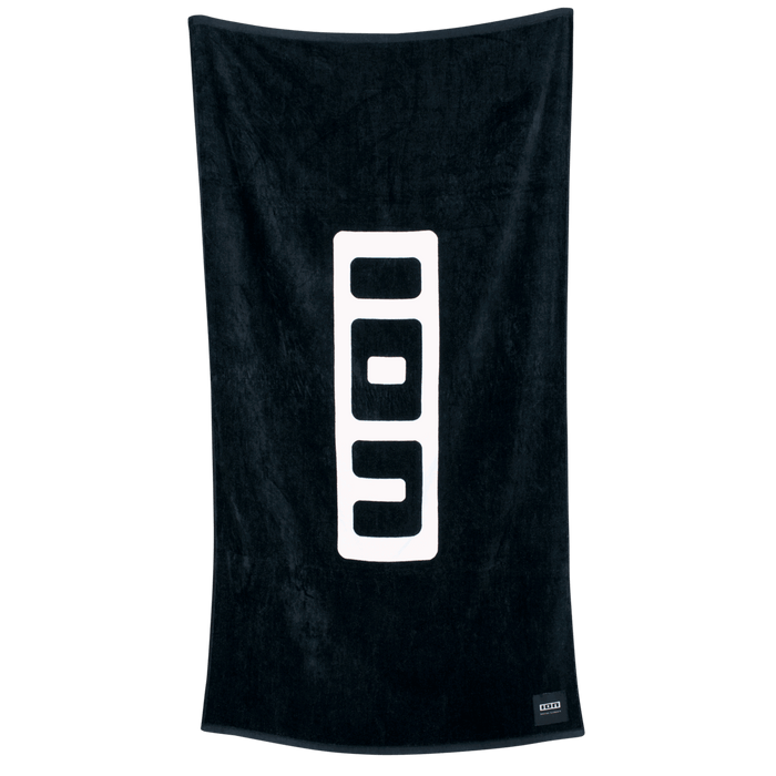 ION Beach Towel 2026 900 black, front view