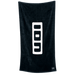 ION Beach Towel 2026 900 black, front view