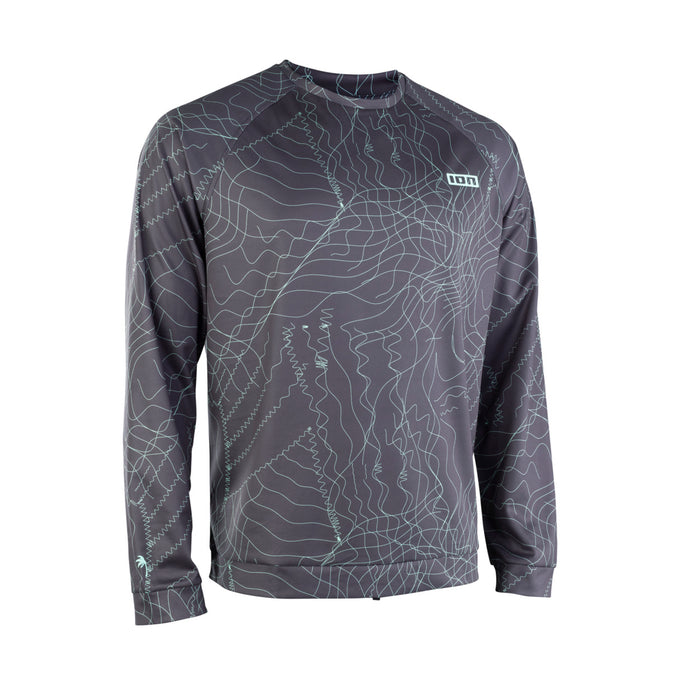 ION Wetshirt LS men 2026 019 distorted-grey, front view