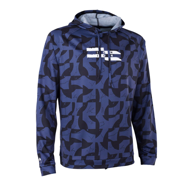 ION Wetshirt Hood LS men 2024 027 funky-deep-water