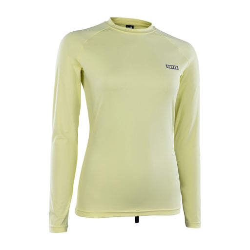 ION Rashguard LS women 2024 311 light-yellow, front view