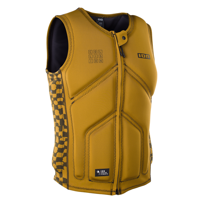 ION Collision Vest Core Front Zip men 2025 618 gold-burst (picture from ion-products.com)
