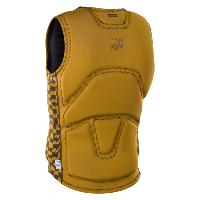 ION Collision Vest Core Front Zip men 2025 618 gold-burst (picture from ion-products.com)