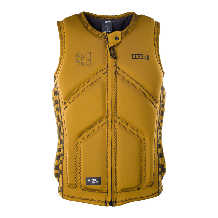 ION Collision Vest Core Front Zip men 2025 618 gold-burst (picture from ion-products.com)