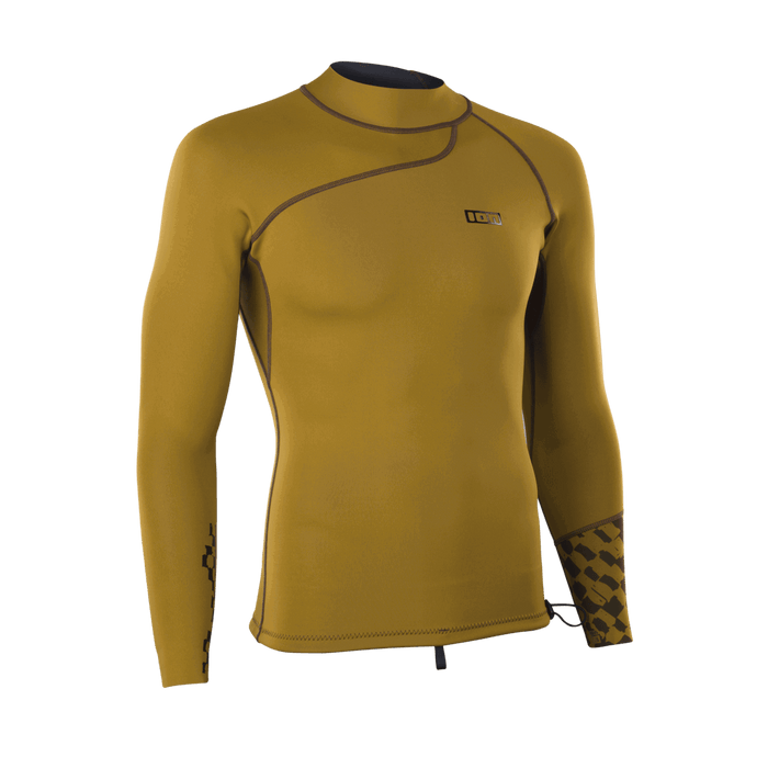 ION Neo Top 0.5 LS men 2026 618 gold-burst, front view