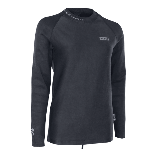 ION Rashguard LS Surf Shield unisex 2026 900 black, front view
