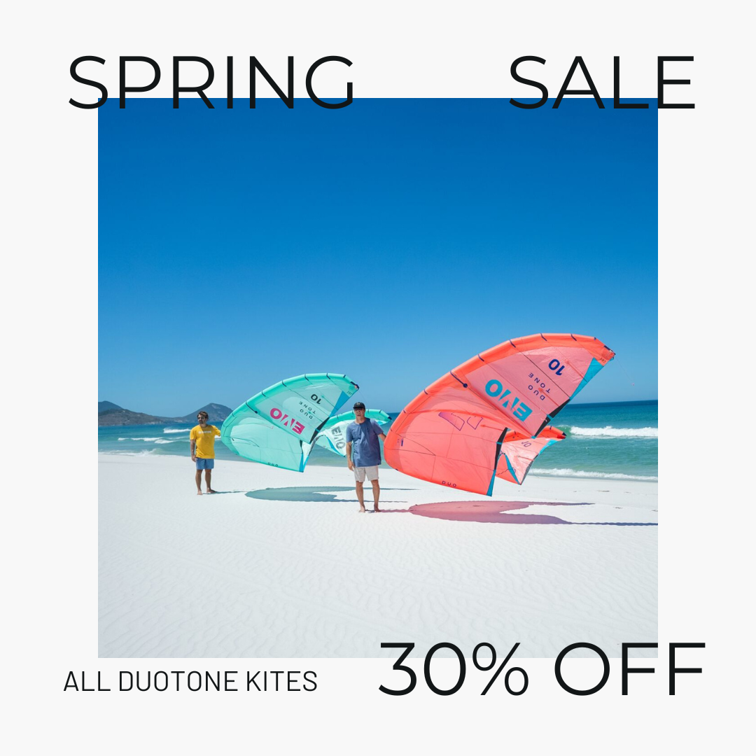 30% Off 2025 Duotone Kites + get a  FREE ION APEX Harness