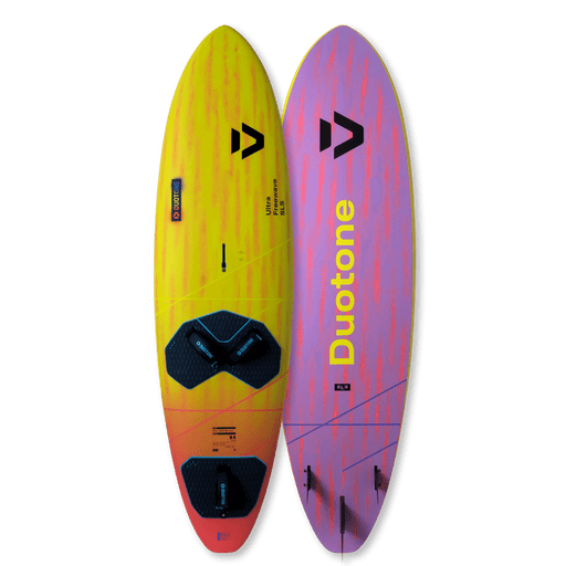 Duotone Ultra FreeWave SLS (SB, incl. fin) 2026 C50:yellow, bottom view