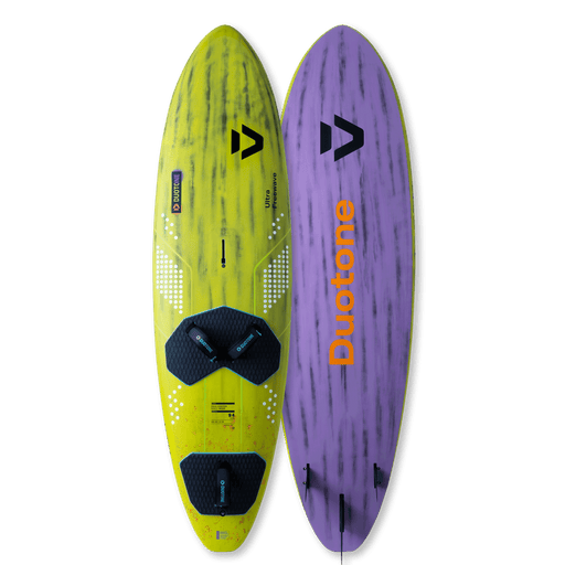 Duotone Ultra FreeWave (SB, incl. fin) 2026 C50:yellow, bottom view