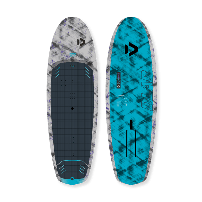 Duotone Skybrid D/LAB 2026 C60:light-grey/turquoise, view 9 (picture: duotonesports.com)