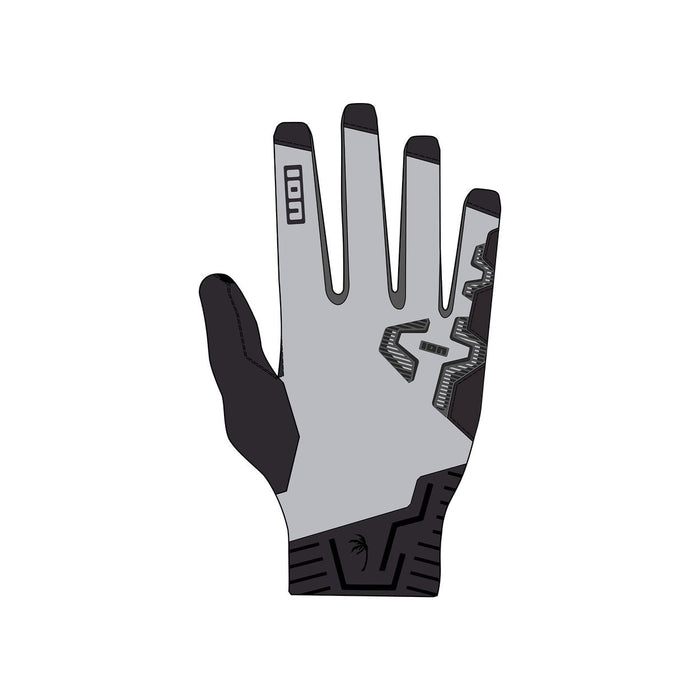 ION Gloves Scrub Amp unisex 2026 207 grey-dusk, view 1 (picture: ion-products.com)