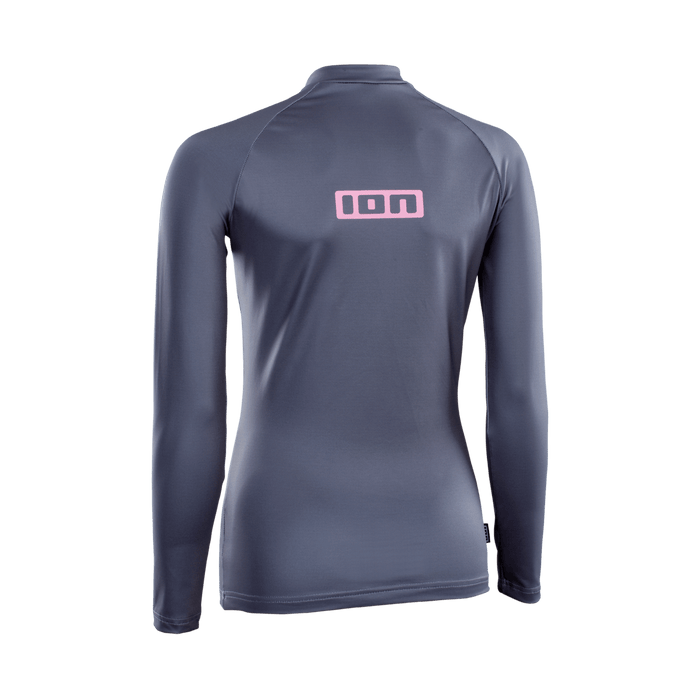 ION Rashguard Promo LS women 2026 702 steel-blue, view 2 (picture: ion-products.com)
