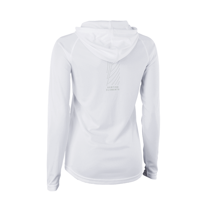 ION Wetshirt Hood LS women 2026 100 peak-white, view 2 (picture: ion-products.com)
